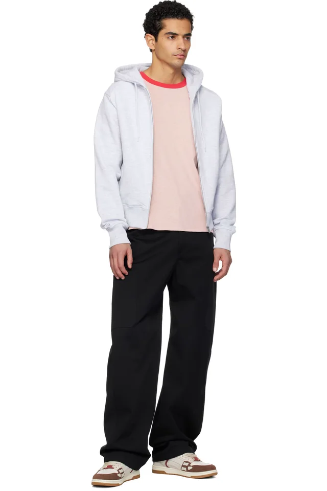 AMIRI White & Red XL Skel Top Low Sneakers, photo 5 of 5 from SSENSE