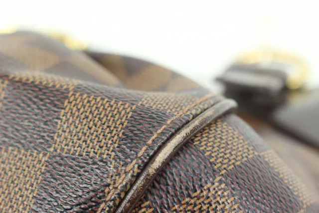 Louis Vuitton Damier Ebene Sistina PM Shoulder Bag in Brown Canvas from Bagriculture