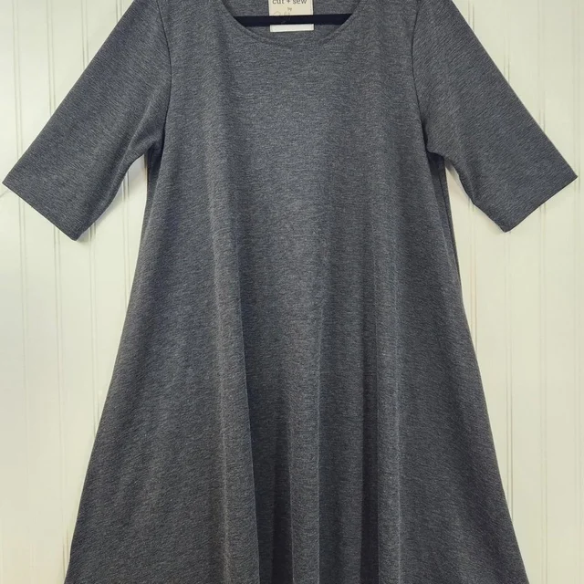 TOTEME Women's Casual dresses - Grey - L in gray from Depop