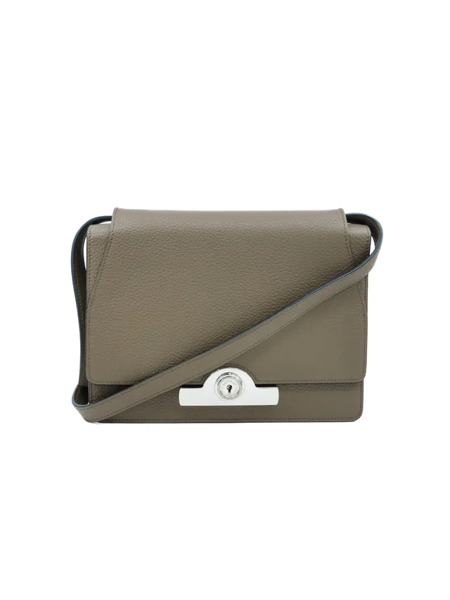 Moynat Anthracite Crossbody Bag in Leather from Arcade Vintage