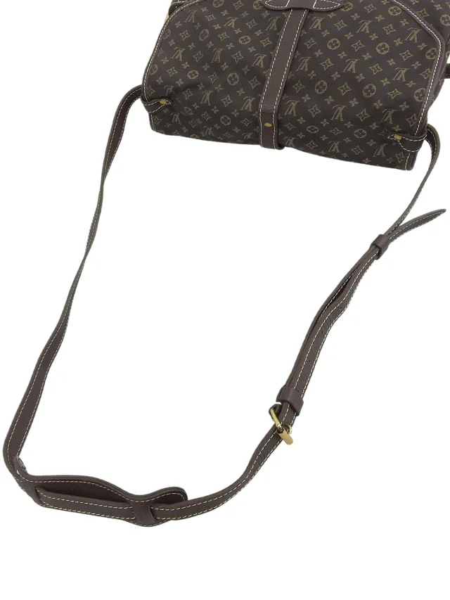 Louis Vuitton 2009 Monogram Mini Lin Saumur Ebène in Brown Coated canvas from VINTAGE QOO TOKYO, photo 10 of 10