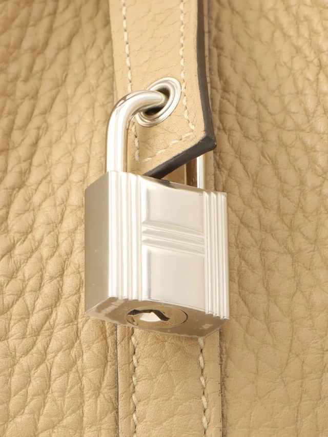 Hermès 2021 Picotin Lock PM Trench in Clemence leather from VINTAGE QOO TOKYO, photo 8 of 13
