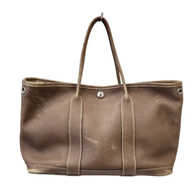 Hermès Garden PartyTPM Negonda Handbag in Beige Calfskin from LuxUness, photo 6 of 16