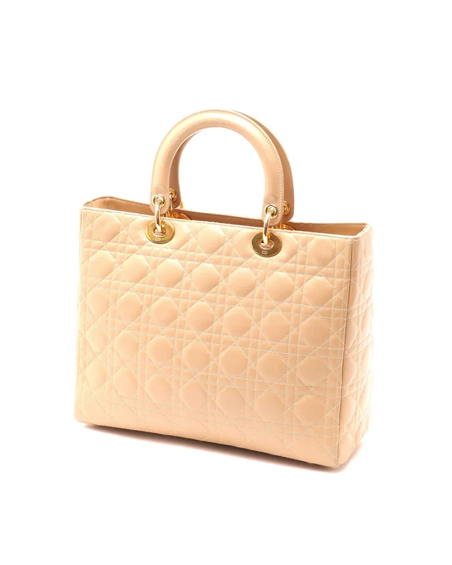Large Lady Dior Bag in Leather from A Retro Tale, photo 3 of 9