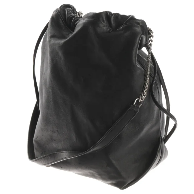 Saint Laurent Teddy Bucket Bag Schwarz in Schwarz from Buddy And Selly, photo 3 of 11