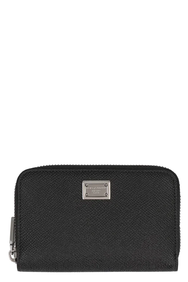 Dolce & Gabbana Dauphine Calf Leather Wallet — Black in Black Calfskin from HEWI