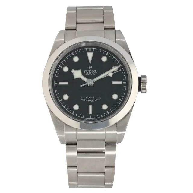 Tudor Heritage Black Bay 79540 41mm Stainless Steel Watch in Black from H&T