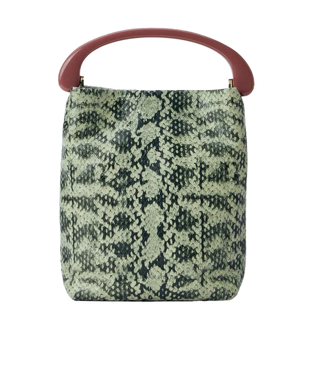 Dries Van Noten Embossed leather shoulder bag, photo 3 of 4 from SENSER