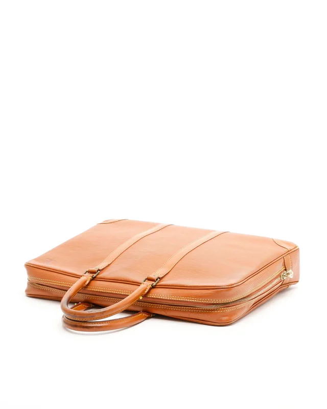 Louis Vuitton Epi Porte Document Voyage Business Bag in Leather from A Retro Tale, photo 5 of 12