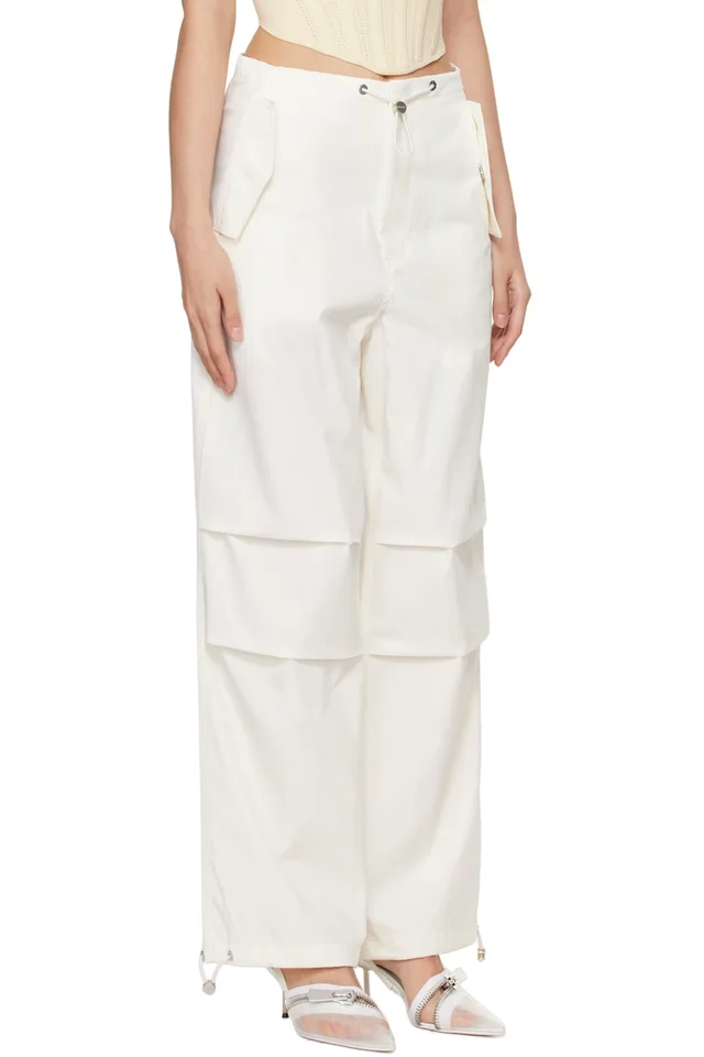 Dion Lee Off-White Parachute Trousers, photo 2 of 4 from SSENSE