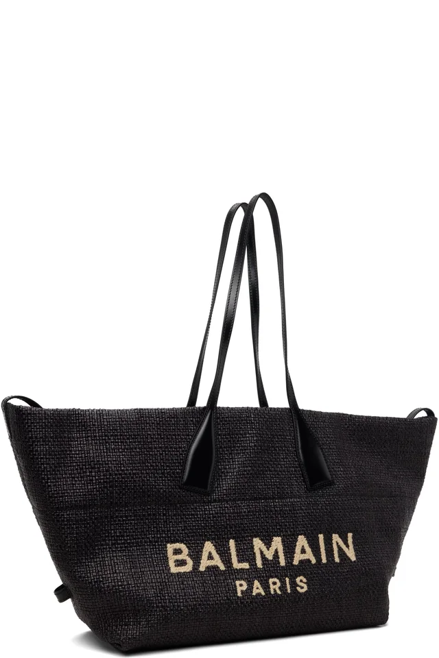 BALMAIN Black Track Tote, photo 2 of 4 from SSENSE