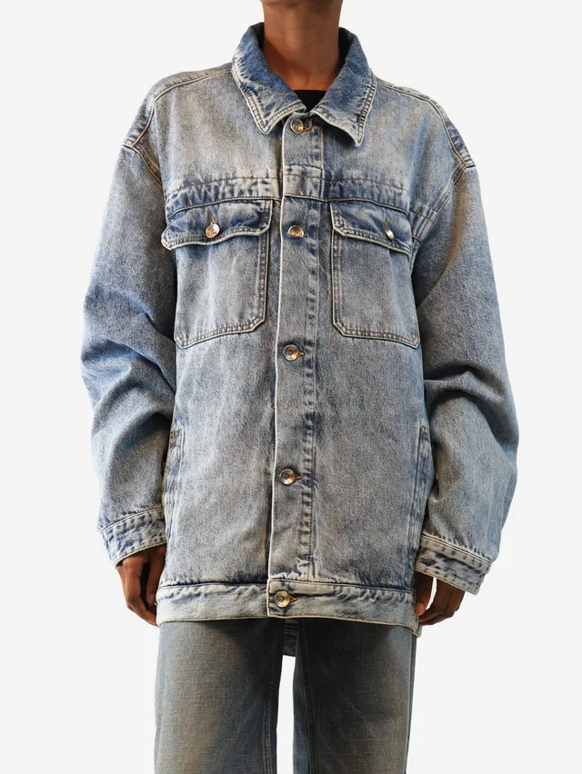 Maison Margiela Blue oversized denim jacket - size XS in Blue Denim from Sign of the Times