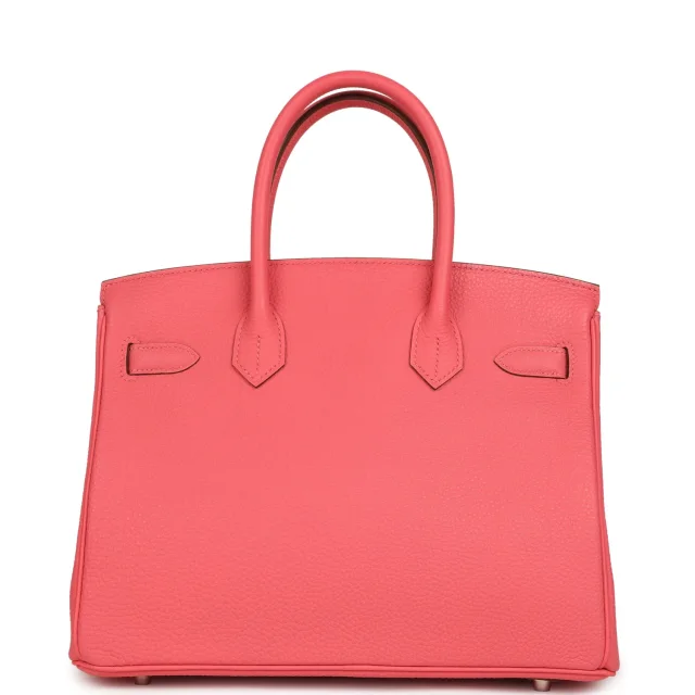 Hermès Birkin 30 Rose Lipstick Togo Palladium Hardware in Pink Togo leather from Madison Avenue Couture, photo 4 of 9