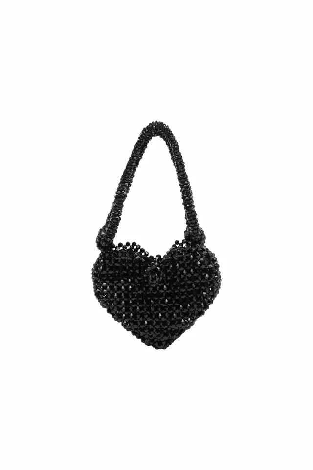 2503 - FALL 25 ETTA BEADED HEART BAG from Alemais, photo 1 of 1