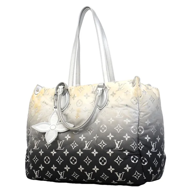 Tote Bag Monogram Nylon LV Ski On The Go MM Frost 2-Way in Nylon from The Reluxe