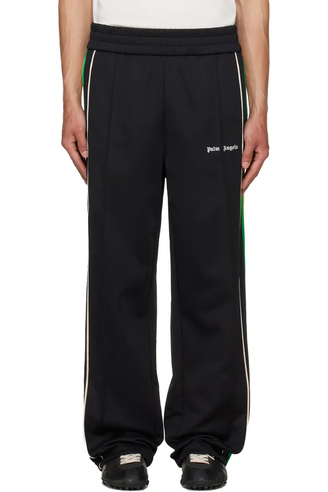 Palm Angels Black Classic Logo Vintage Track Pants, image 1 of 1 from SSENSE