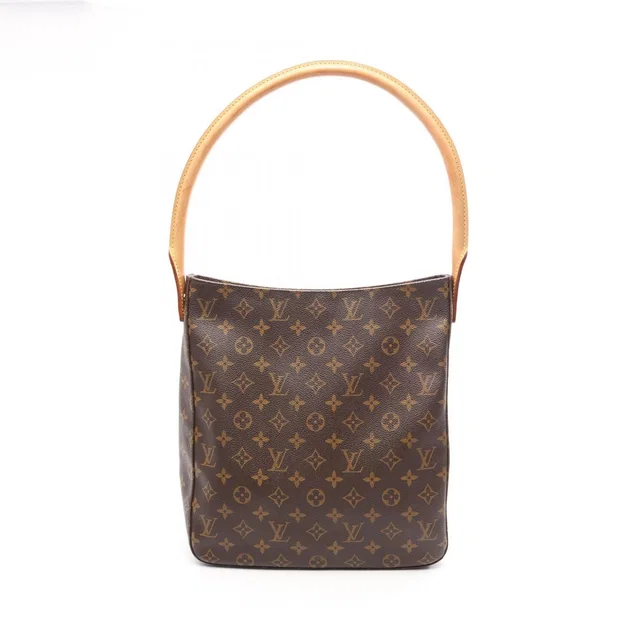 Louis Vuitton Shoulder Bag Looping GM Monogram Canvas Leather in Coated canvas from The Reluxe