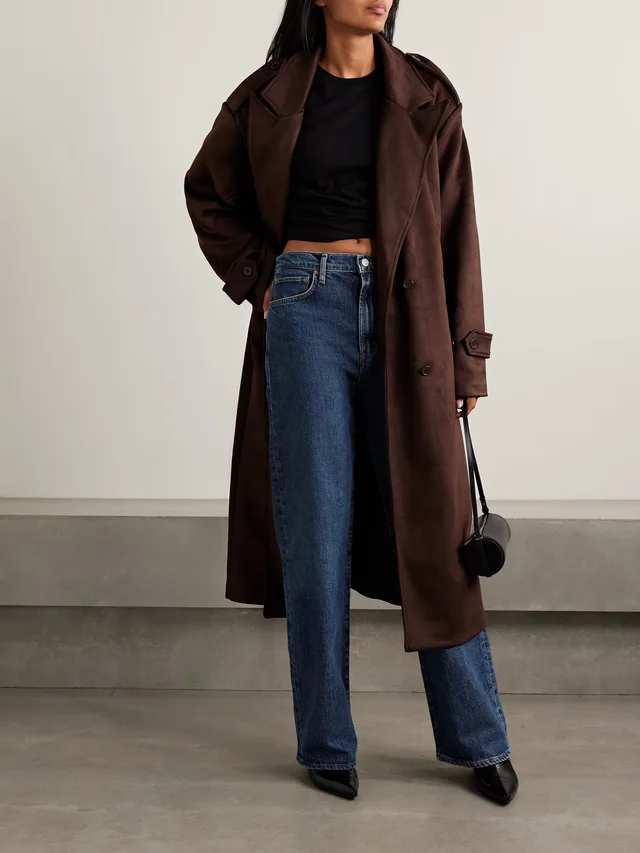 AGOLDE Harper mid-rise wide-leg jeans in Blue, photo 2 of 2 from NET-A-PORTER (Canada)