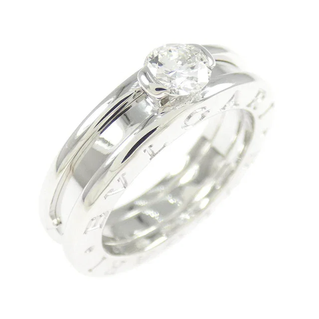 Bvlgari B.zero1 18K White Gold Diamond Ring Size 7 in White from LuxUness