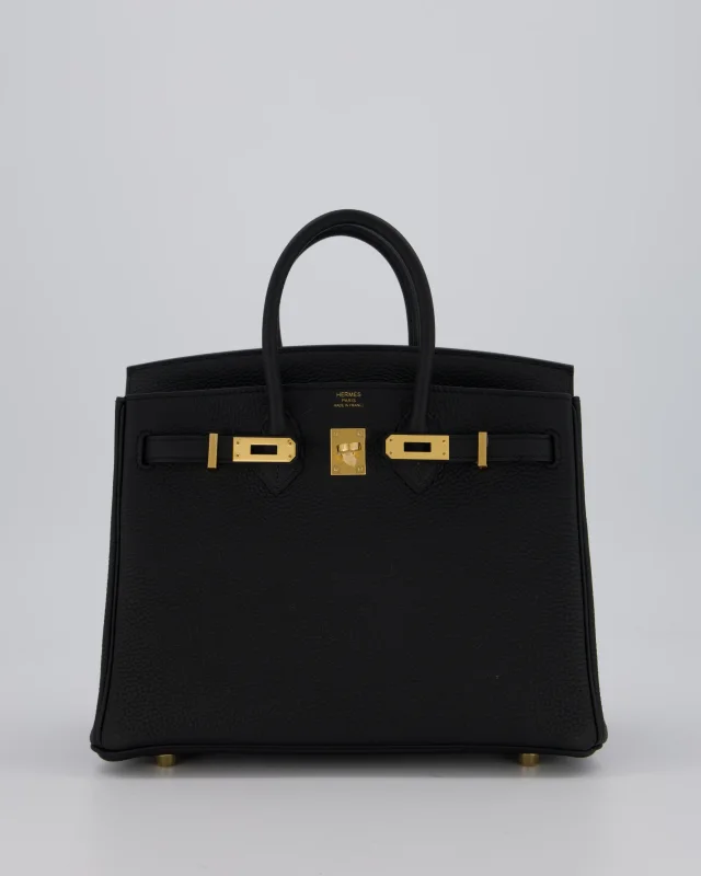 Hermès Birkin 25 Retourne Bag in Black Togo leather from Sellier, photo 2 of 23