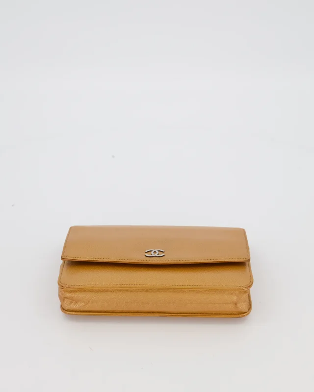 Chanel Gold Wallet on Chain Bag in Gold Caviar leather from Sellier, photo 22 of 22