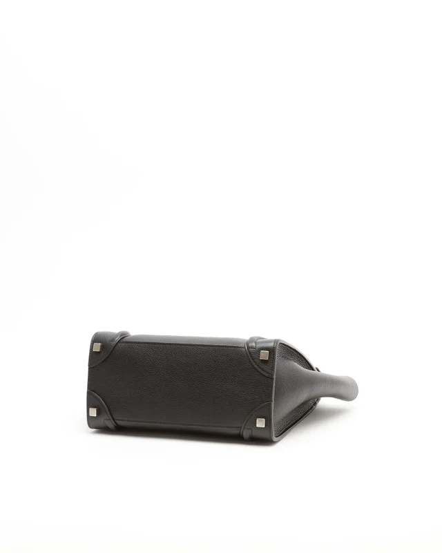 Celine Micro Luggage Bag in Caviar leather from A Retro Tale, photo 4 of 7