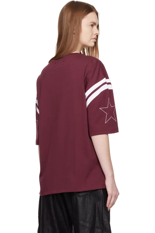 Red 'AMIRI' Sport T-shirt, photo 3 of 4 from SSENSE