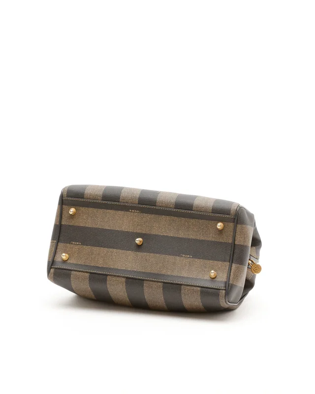Fendi Pequin Mini Boston Bag in Denim from A Retro Tale, photo 4 of 9