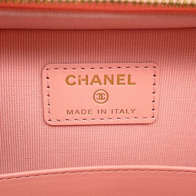 Chanel 2-Way Vanity Chain Shoulder Bag PinkAP4778 Caviar Leather in Caviar leather from GALLERY RARE, photo 17 of 18