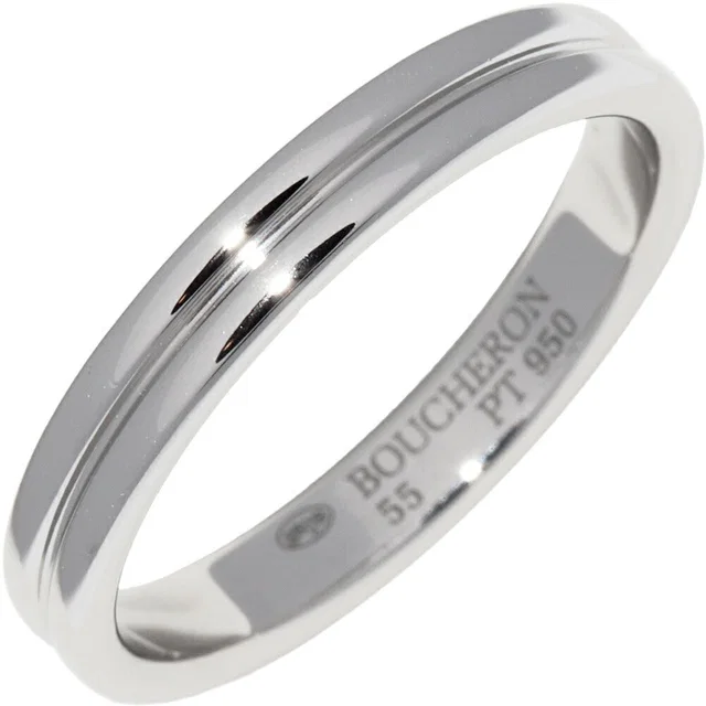 Boucheron Godron Pt950 Ring Size 55 from LuxUness