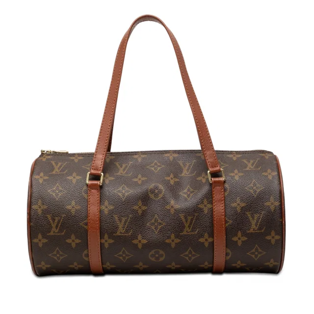 Brown Louis Vuitton Monogram Papillon 30 Handbag in Brown Coated canvas from Designer Revival