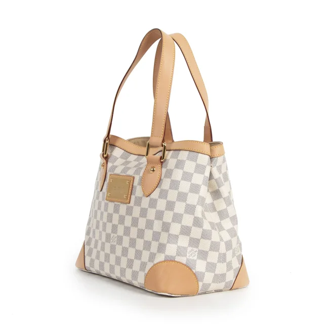 Louis Vuitton Damier Azur Hampstead Bag in Suede from Labellov, photo 2 of 2