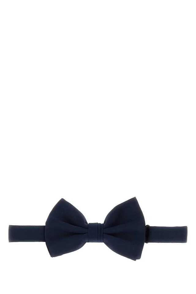 Prada Cravatte E Bow Tie — Navy Exterior: Silk Ties in Navy Silk from HEWI