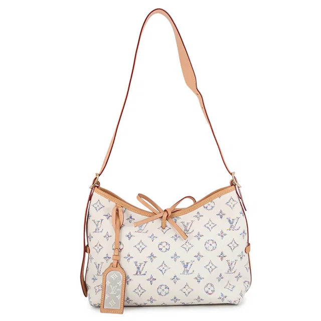 Louis Vuitton Carryall NM Off-whiteM24707 Monogram / Jacquard Size PM in Leather from GALLERY RARE