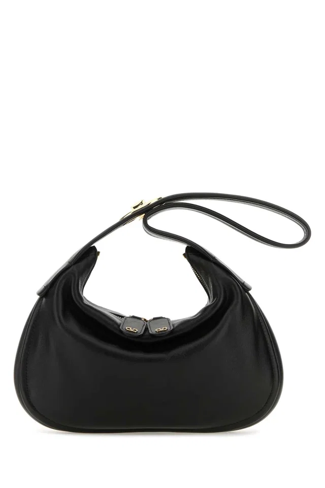 Valentino Garavani Shoulder Bag — Black in Black Nappa leather from HEWI