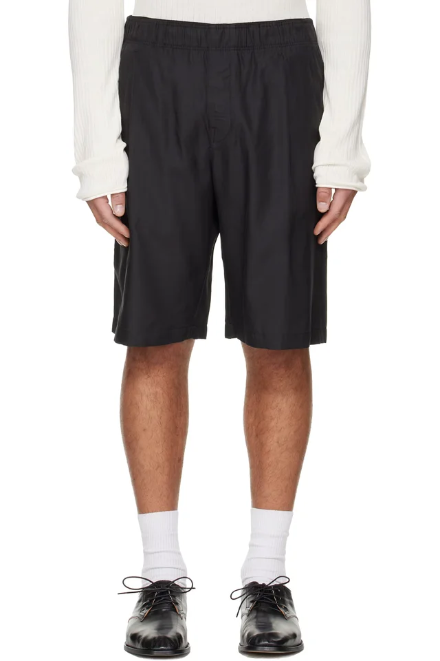 OUR LEGACY Black Leisure Shorts, image 1 of 1 from SSENSE