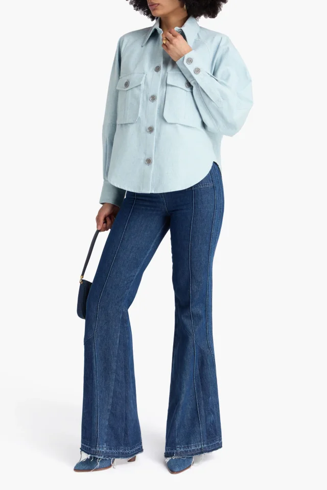 Zimmermann Donegal Cotton and Silk-Blend Shirt Jacket, photo 2 of 4 from THE OUTNET