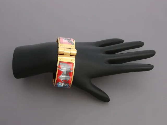 Hermès Wide Mors et Gourmette Charnière Bracelet from Ann's Fabulous Finds, photo 6 of 6