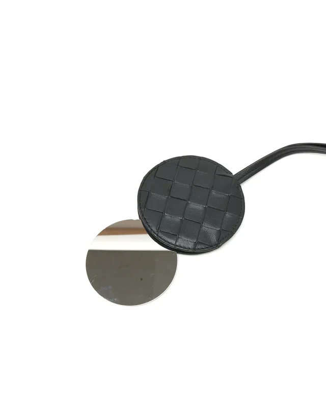 Bottega Veneta Intrecciato Mirror Bag Charm in Woven leather from A Retro Tale, photo 2 of 3