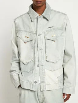Objects Iv Life Casual jacket with center closure in 100% Cotton, photo 3 of 5 from LUISAVIAROMA