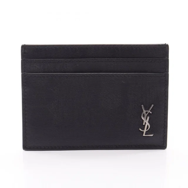 Saint Laurent Card Case Tiny Cassandra Leather in Leather from The Reluxe