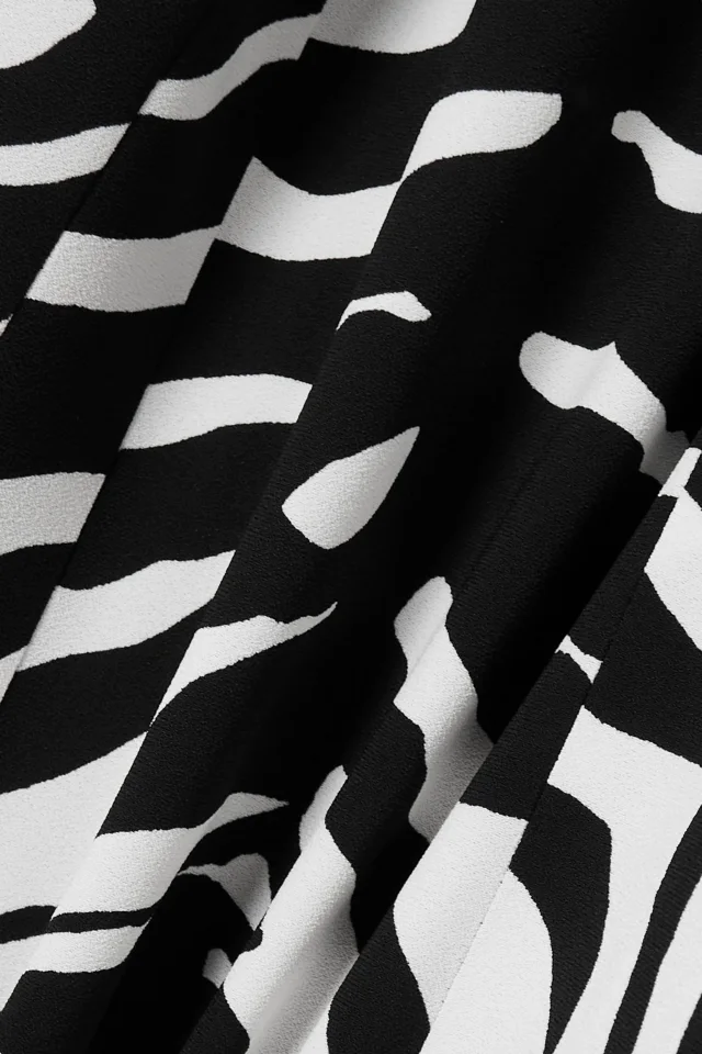 Dolce&Gabbana Ruched Zebra-Print Crepe Midi Dress, photo 4 of 4 from THE OUTNET