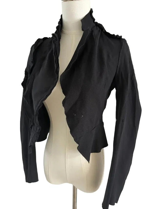 Comme des Garçons 10ss Floral Jacket/I in black from Grailed