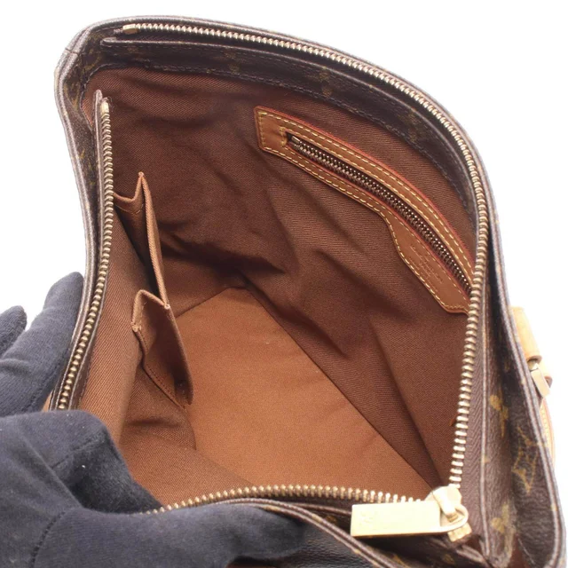 Louis Vuitton Cabas Piano Monogram Coated Canvas Shoulder Bag in Brown Canvas from LuxUness, photo 3 of 10