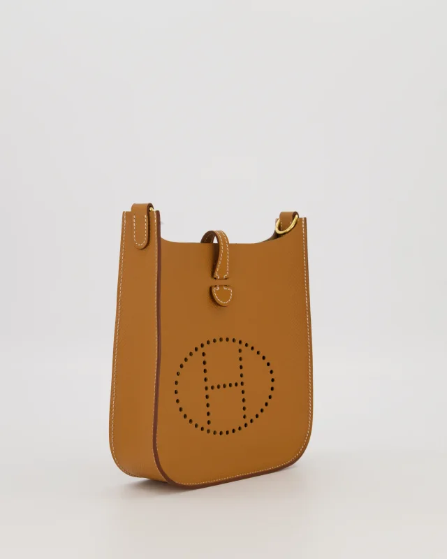 Hermès Gold Mini Evelyne Sellier Bag in Gold Epsom leather from Sellier, photo 3 of 18