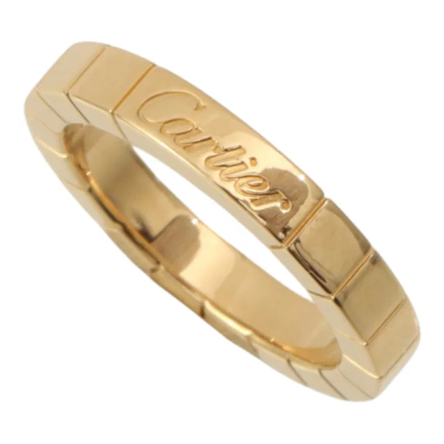 Cartier 18K Lanieres Ring #46 Gold in Gold from VINTAGE QOO TOKYO