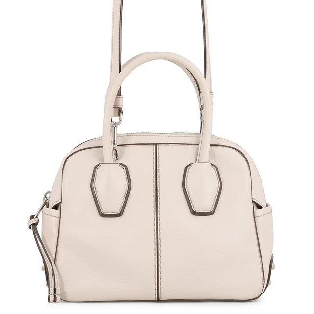 Tod's Mikey Mini Bowler 2-Way Bag Ivory Leather in White Leather from GALLERY RARE