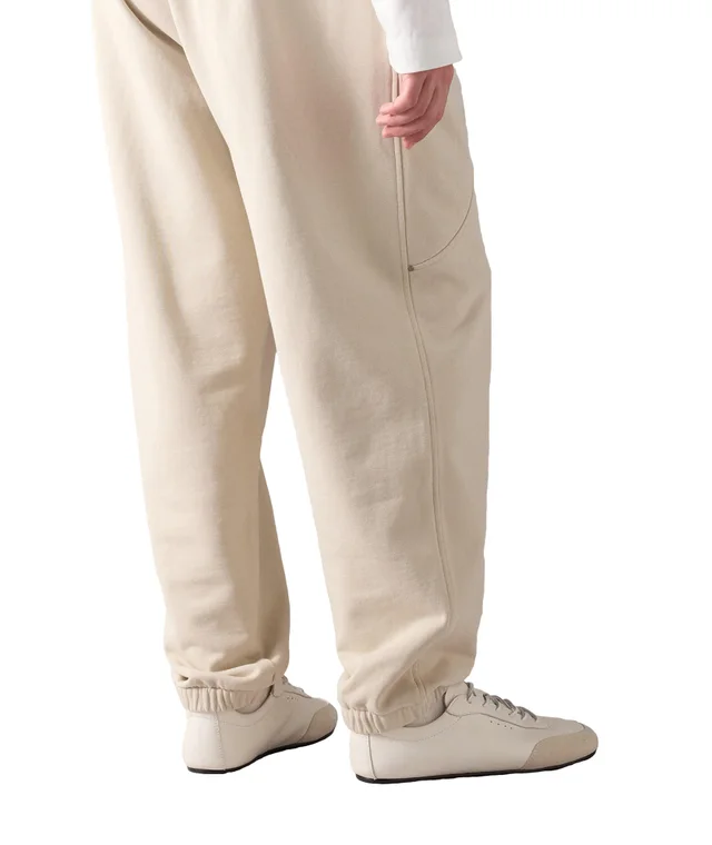 Moose Knuckles Downtown Cotton Joggers in Beige/Neutral Cotton & Cotton Blends, photo 4 of 8 from Harry Rosen