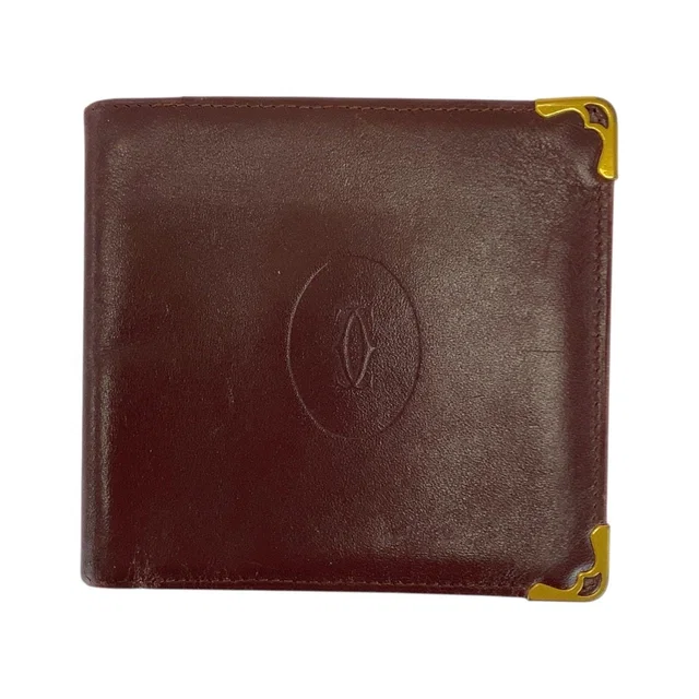 Cartier Mast Line Leather Folding Wallet in Leather from LuxUness