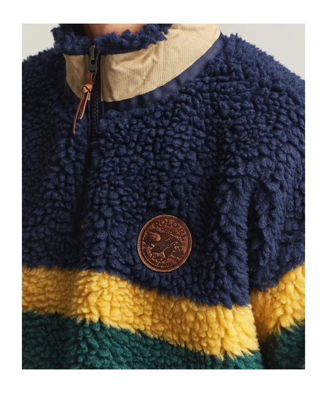 Polo Ralph Lauren Roll-Neck Striped Logo Patch Jumper, photo 7 of 7 from SENSER